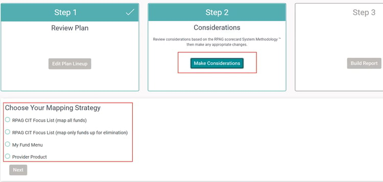 FIR Fund Consideration - Considerations