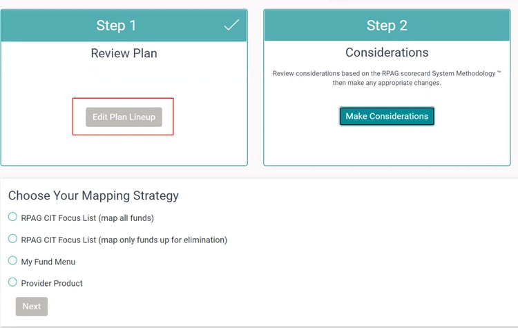 FIR Fund Consideration - Review Plan