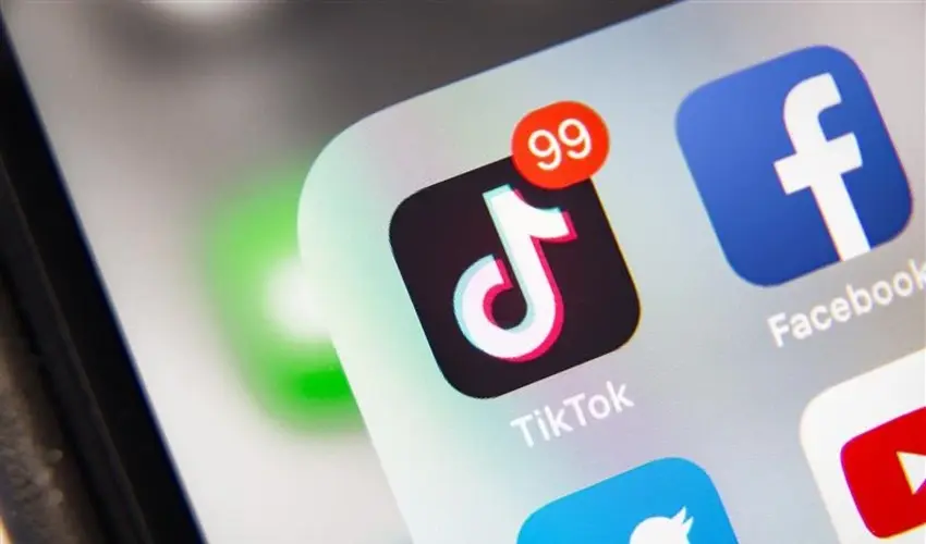 Tik Tok App on a phone