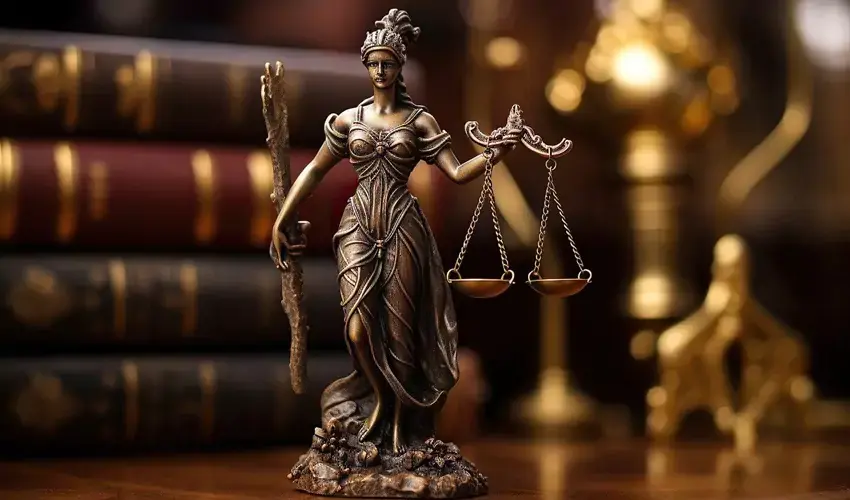 Law balance scale