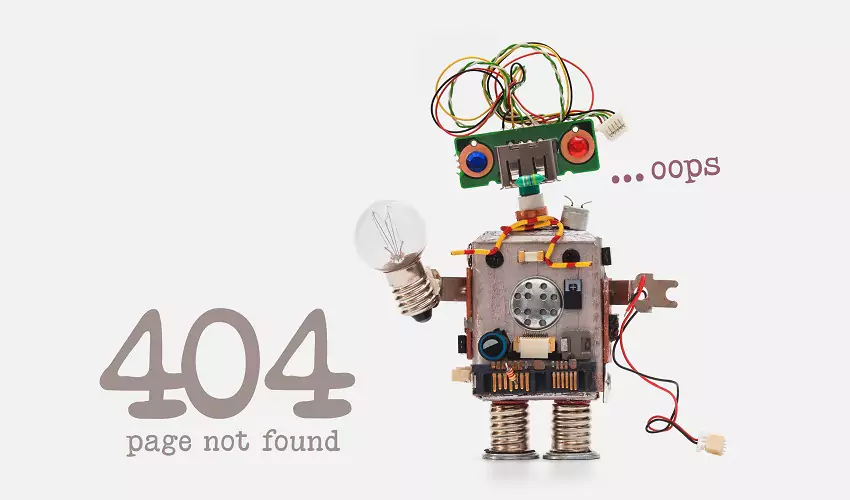 Robot with 404 error